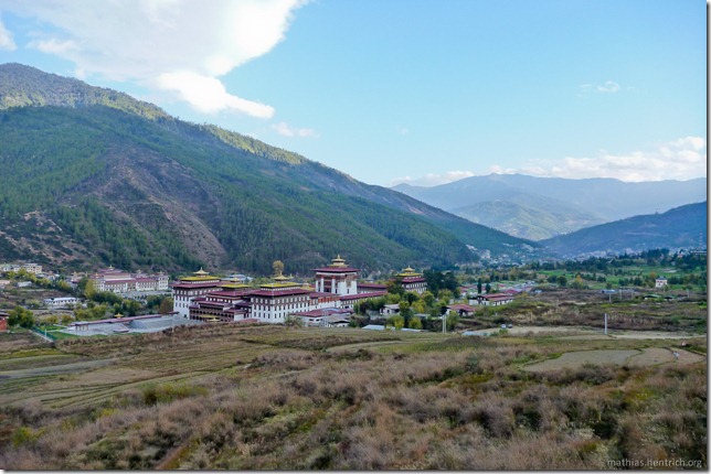 101119_P1030375_Bhutan, Thimphu, Aussichtspunkt, Überblick