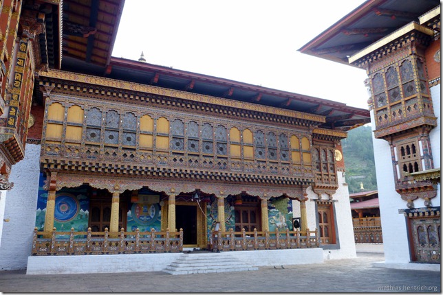 101120_P1030511_Bhutan, Punakha, Punakha Dzong, Innengebäude