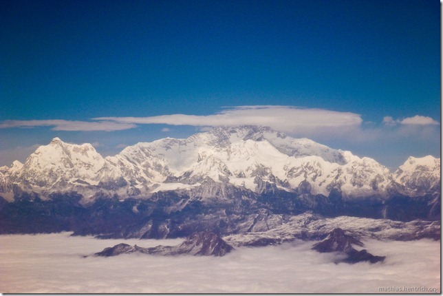 101122_P1030624_zwischen Bhutan und Nepal, im Flugzeug, Himalaya, Kangchenjunga
